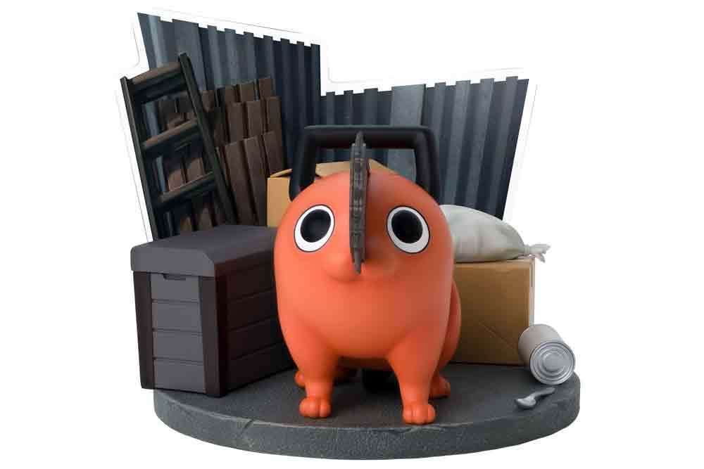 Chainsaw man pochita super figure collection 1/10 pvc statue