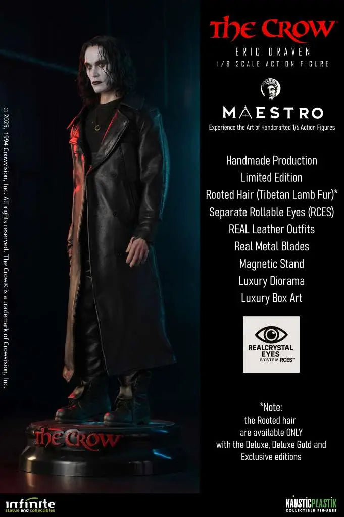The Crow Eric Draven 1/6 Luxury Action Figure Deluxe Edition