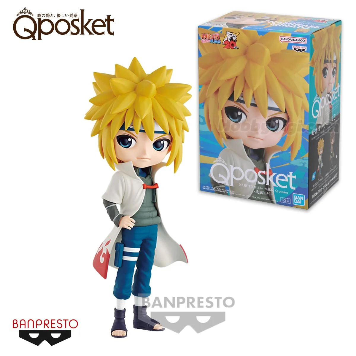 Banpresto Q posket Cranenking Figure - Namikaze Minato (Normal Color) "Naruto" 14cm