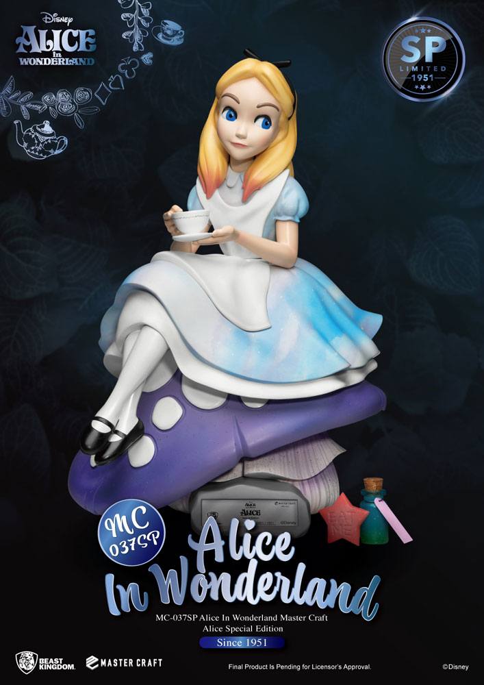 Statua Master Craft di Alice nel Paese delle Meraviglie, edizione speciale Alice da 36 cm