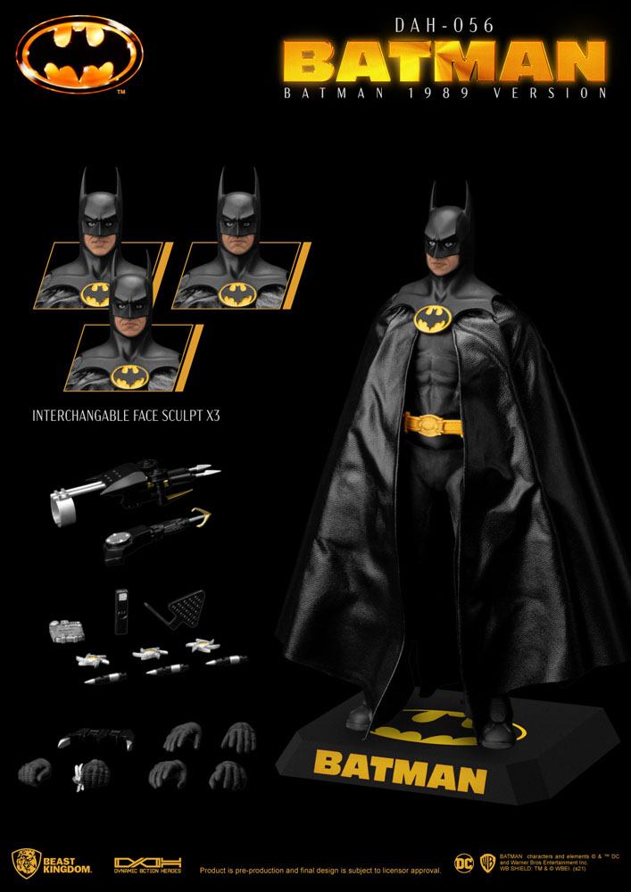 Batman 1989 Dynamic 8Ction Heroes Batman