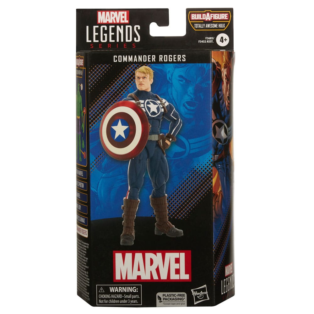 Marvel Legends Action Figure Commander Rogers (BAF: Totally Awesome Hulk) 15 cm