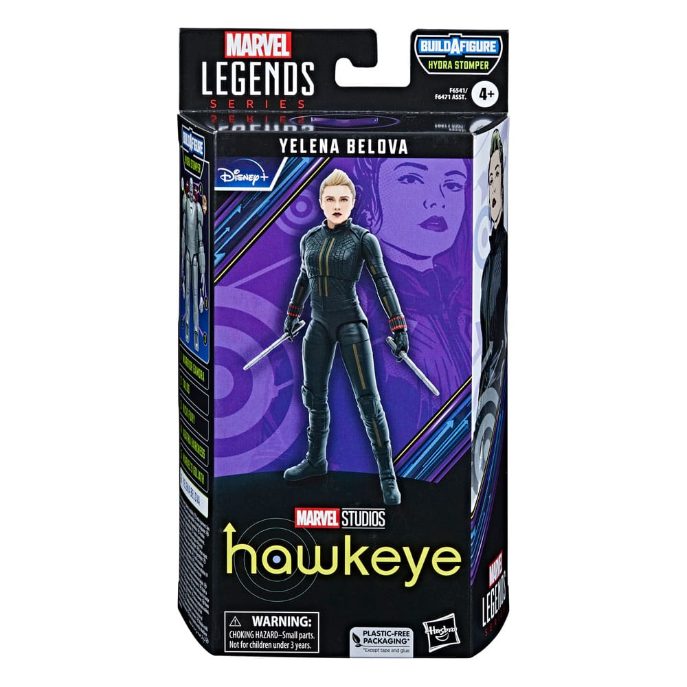 Marvel Legends Hawkeye Yelena Belova Hydra Stomper Baf