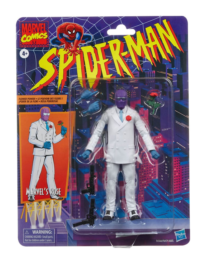 Spider-Man Marvel Legends Retro Collection Actionfigure Marvel's Rose 15 cm