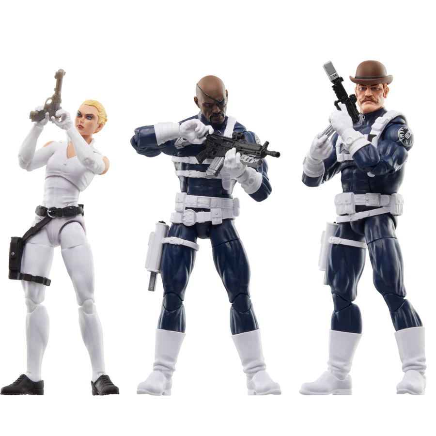 Marvel Legends S.H.I.E.L.D. Nick Fury Sharon Carter And Dum Dum Dugan