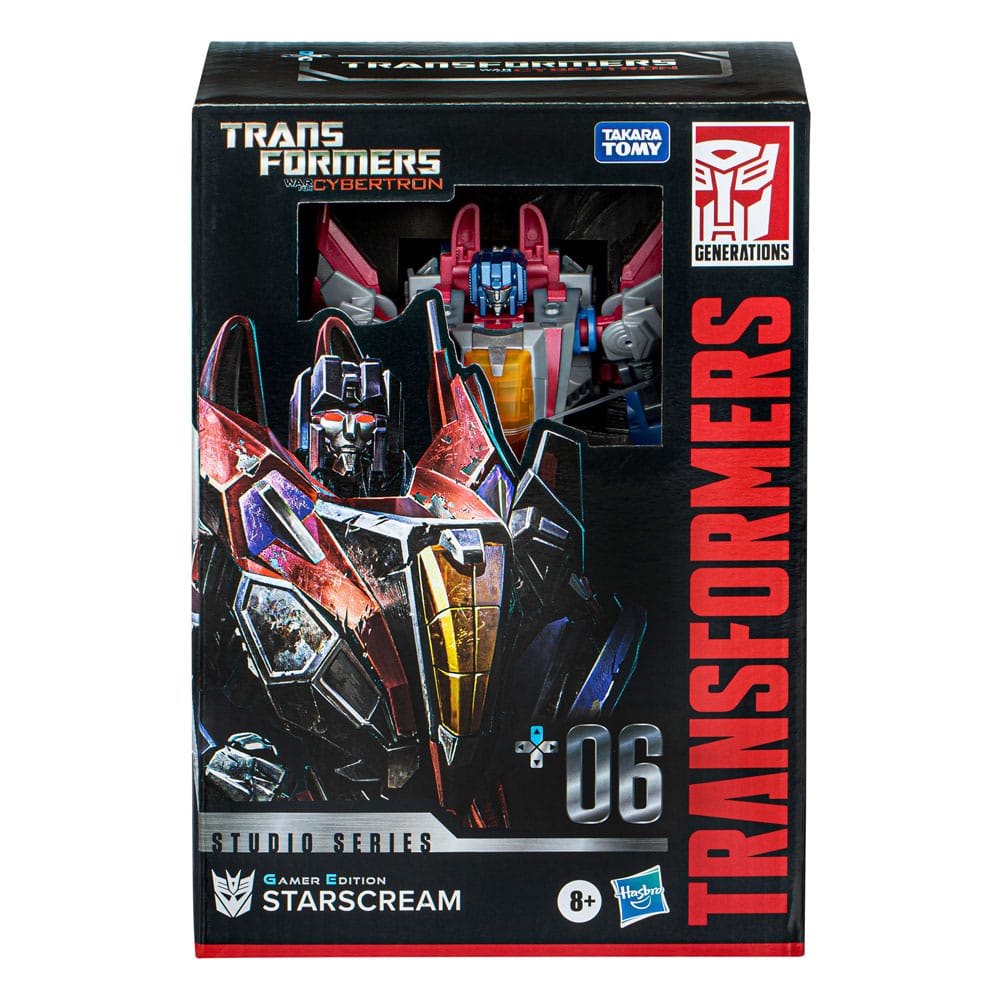 Transformers: The Movie Generations Studio Series Voyager Class Action Figure Gamer Edition 06 Starscream 16 cm