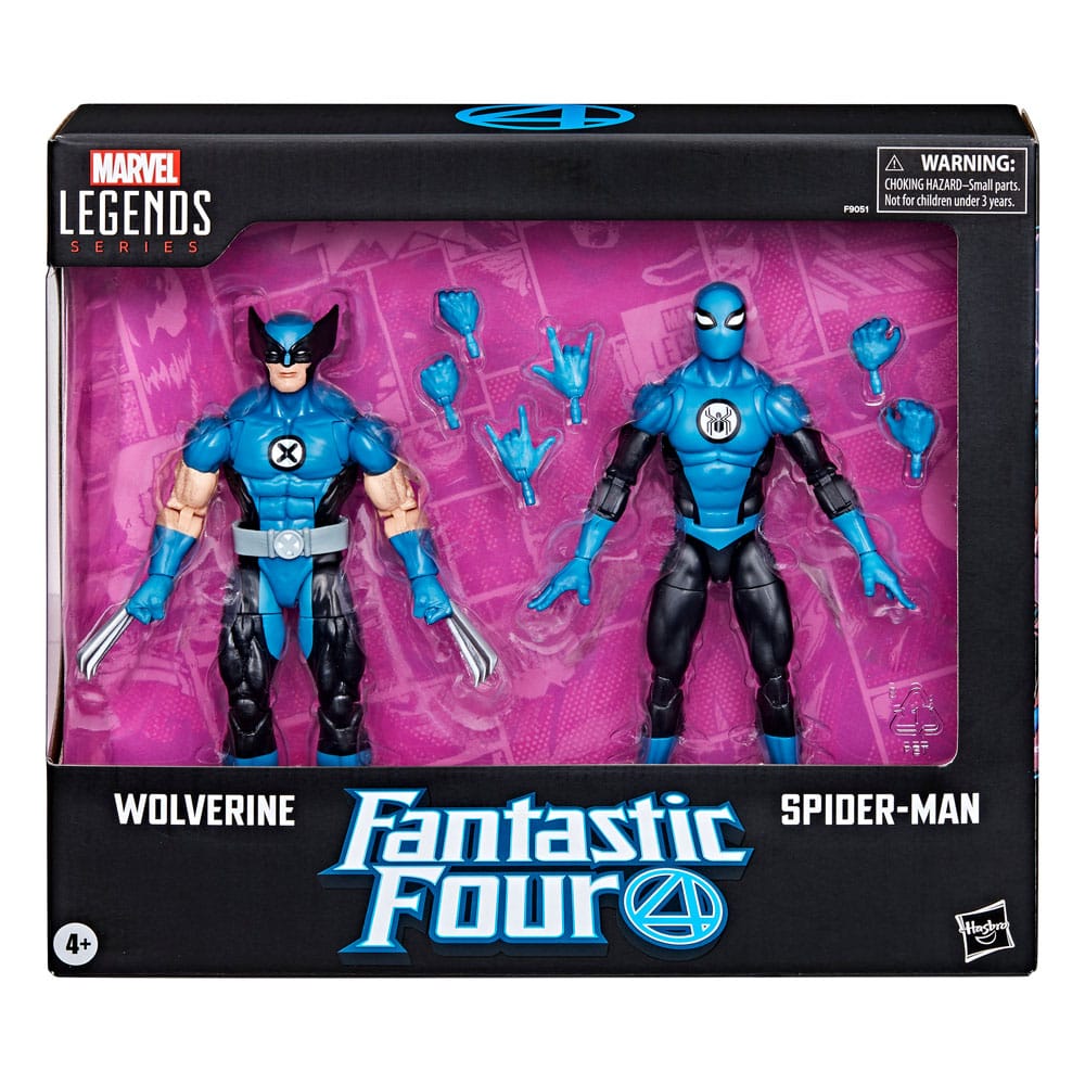Fantastic Four Marvel Legends Action Figure 2-Pack Wolverine &amp; Spider-Man 15 cm