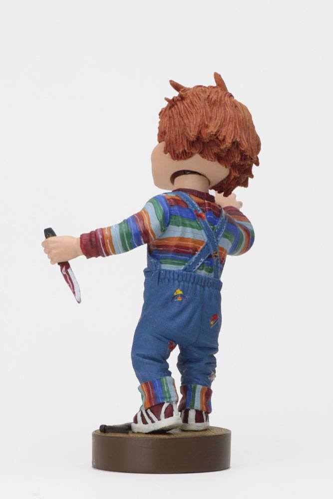 Child'S Play Head Knocker Bobble Head Chucky With Knife