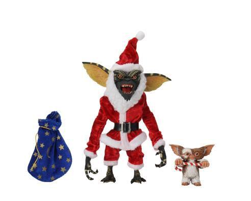 Gremlins Action Figure 2-Pack Santa Stripe &amp; Gizmo 18 cm