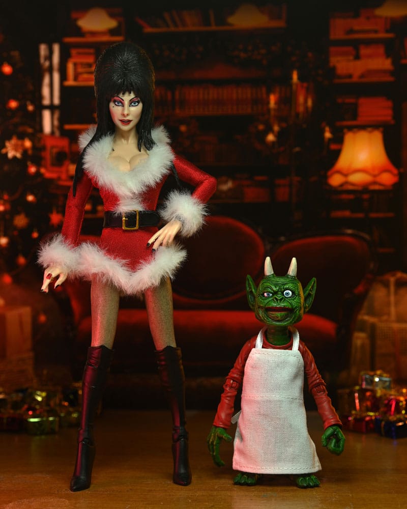 Elvira Mistress Of Dark Clothed Very Scary Xmas Elvira