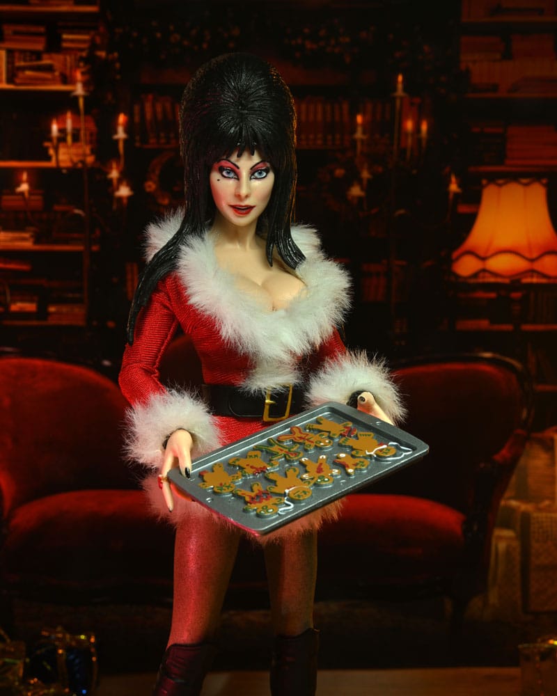 Elvira Mistress Of Dark Clothed Very Scary Xmas Elvira