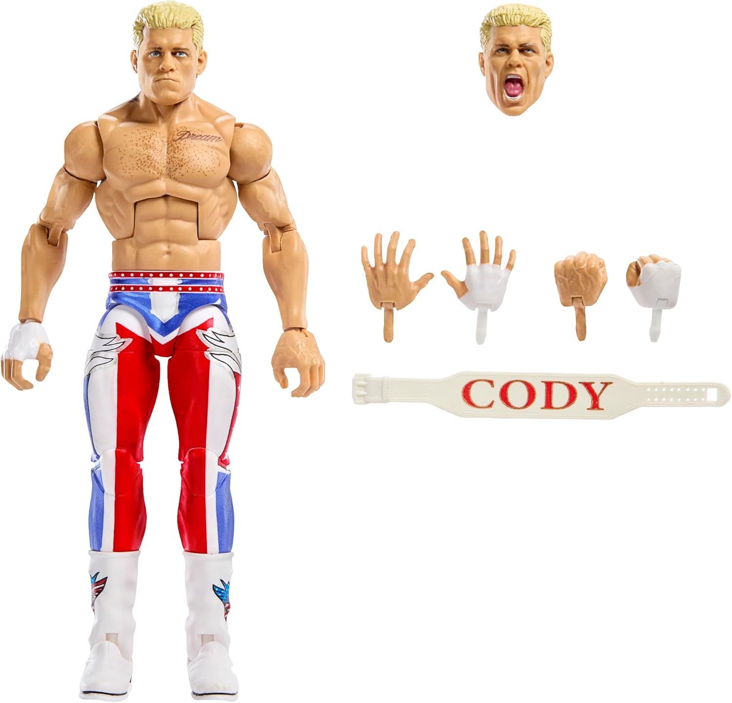 Mattel WWE Elite Collection Top Picks Action Figure & Accessories Set, Cody Rhodes