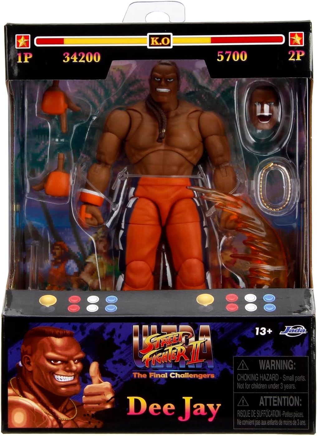 Ultra Street Fighter II: The Final Challengers Action Figure 1/12 Dee Jay 15 cm