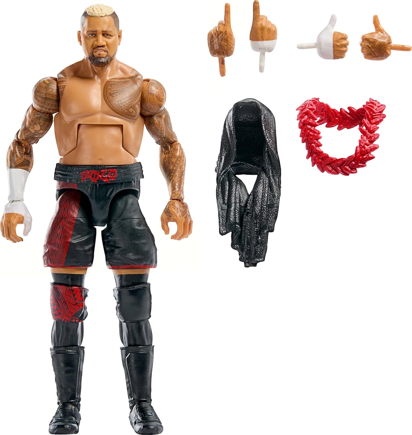 Mattel WWE Elite Collection Top Picks Action Figure & Accessories Set, Sola Sikoa