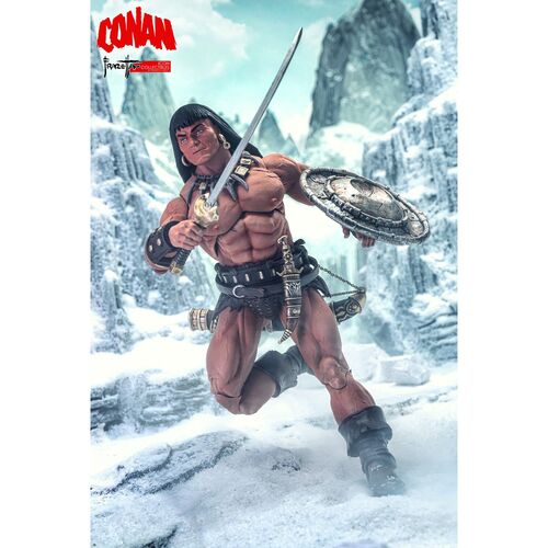 Conan The Barbarian Action Figure Icon Collectibles 1/12