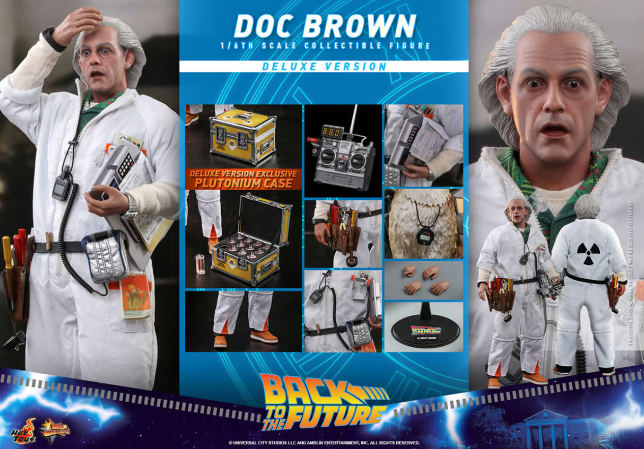 Back To The Future Movie Masterpiece Doc Brown Deluxe Ver.
