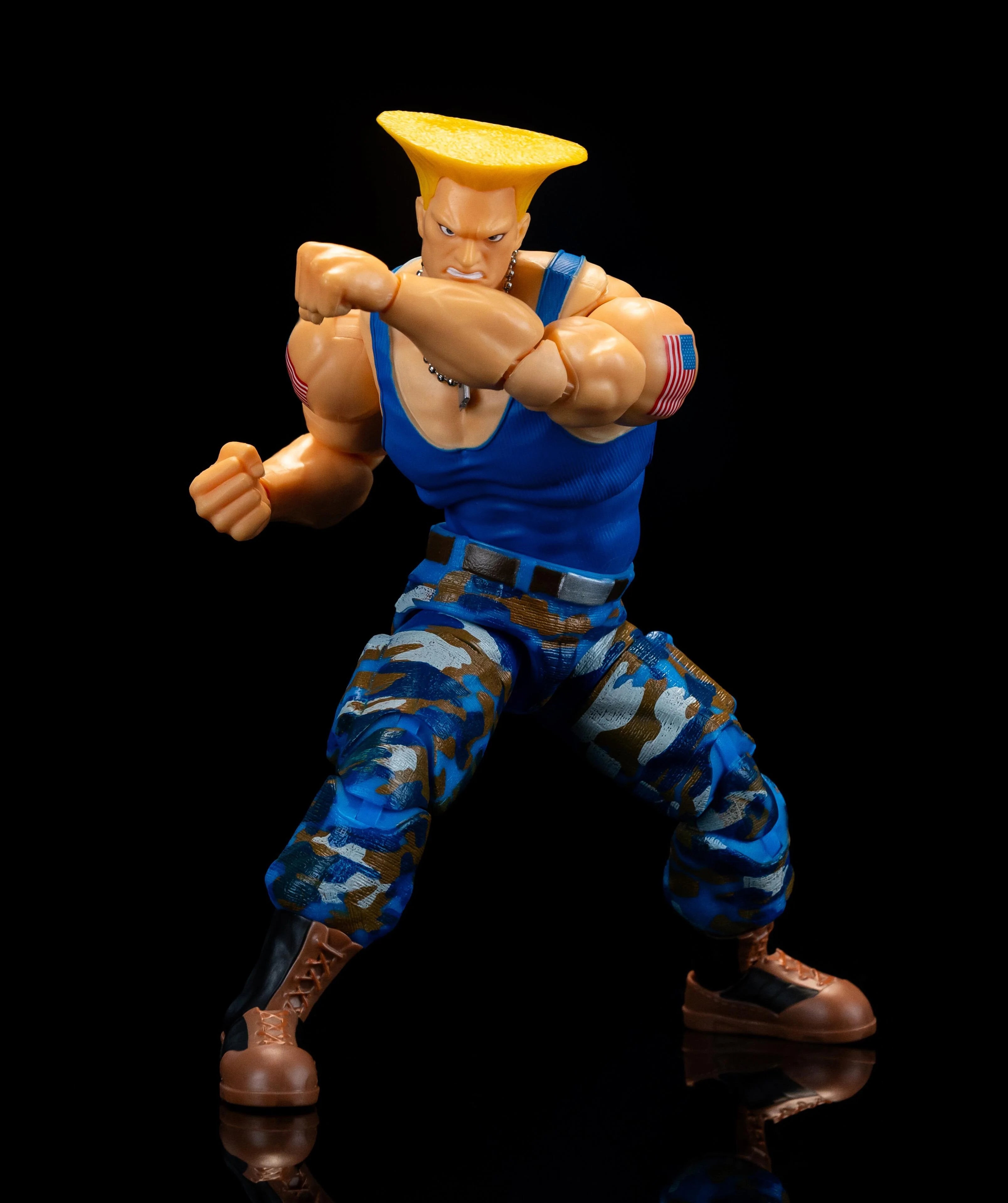 Ultra Street Fighter II Exclusive 6 Inch Action Figure - Guile (Player 2)