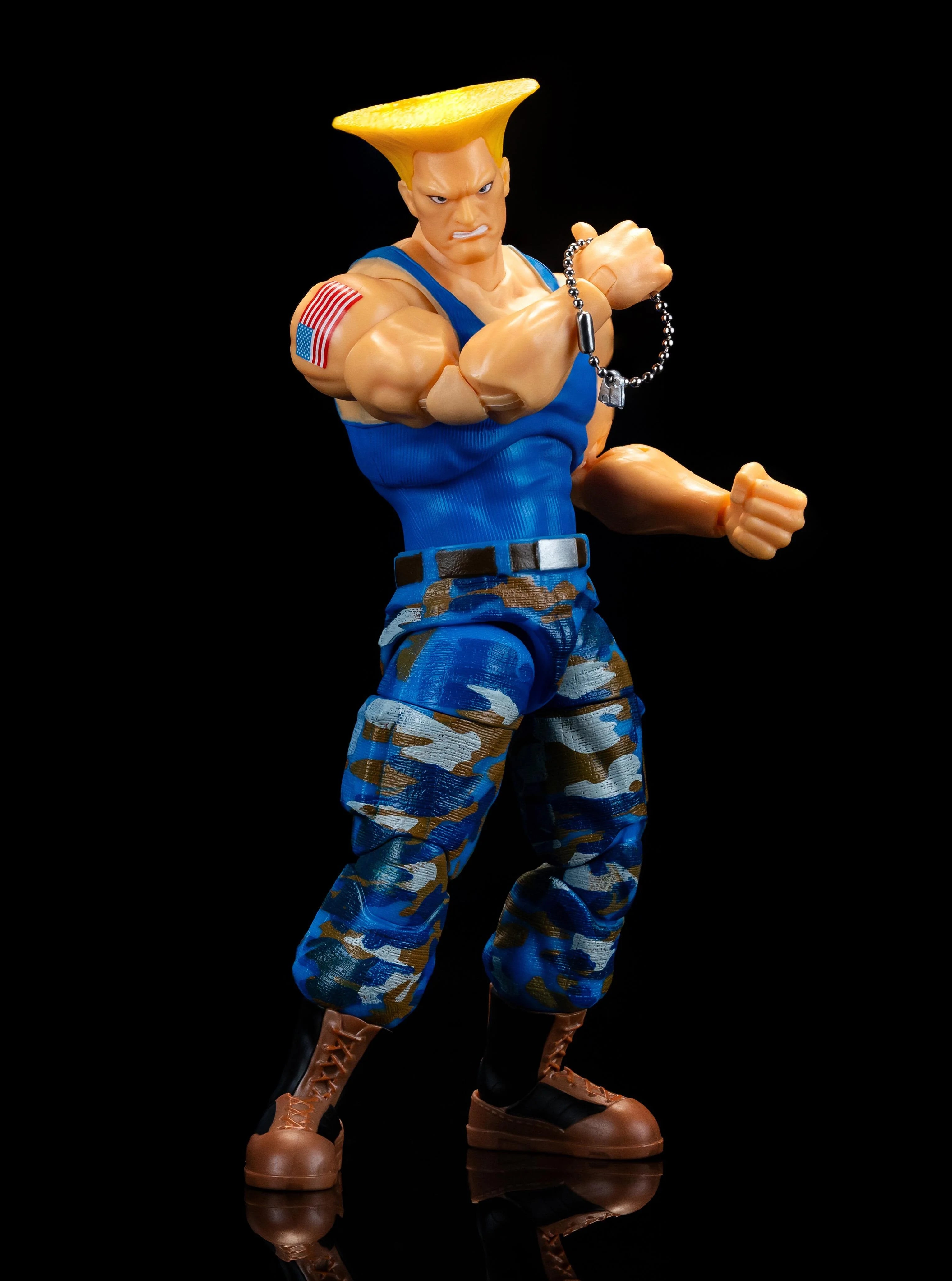 Ultra Street Fighter II Exclusive 6 Inch Action Figure - Guile (Player 2)