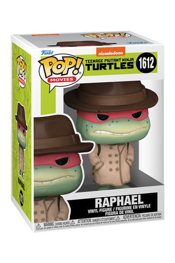 Teenage Mutant Ninja Turtles POP! Movies Vinyl Figure Raphael w/Coat & Hat 9 cm
