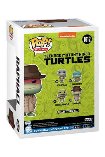 Teenage Mutant Ninja Turtles POP! Movies Vinyl Figure Raphael w/Coat & Hat 9 cm