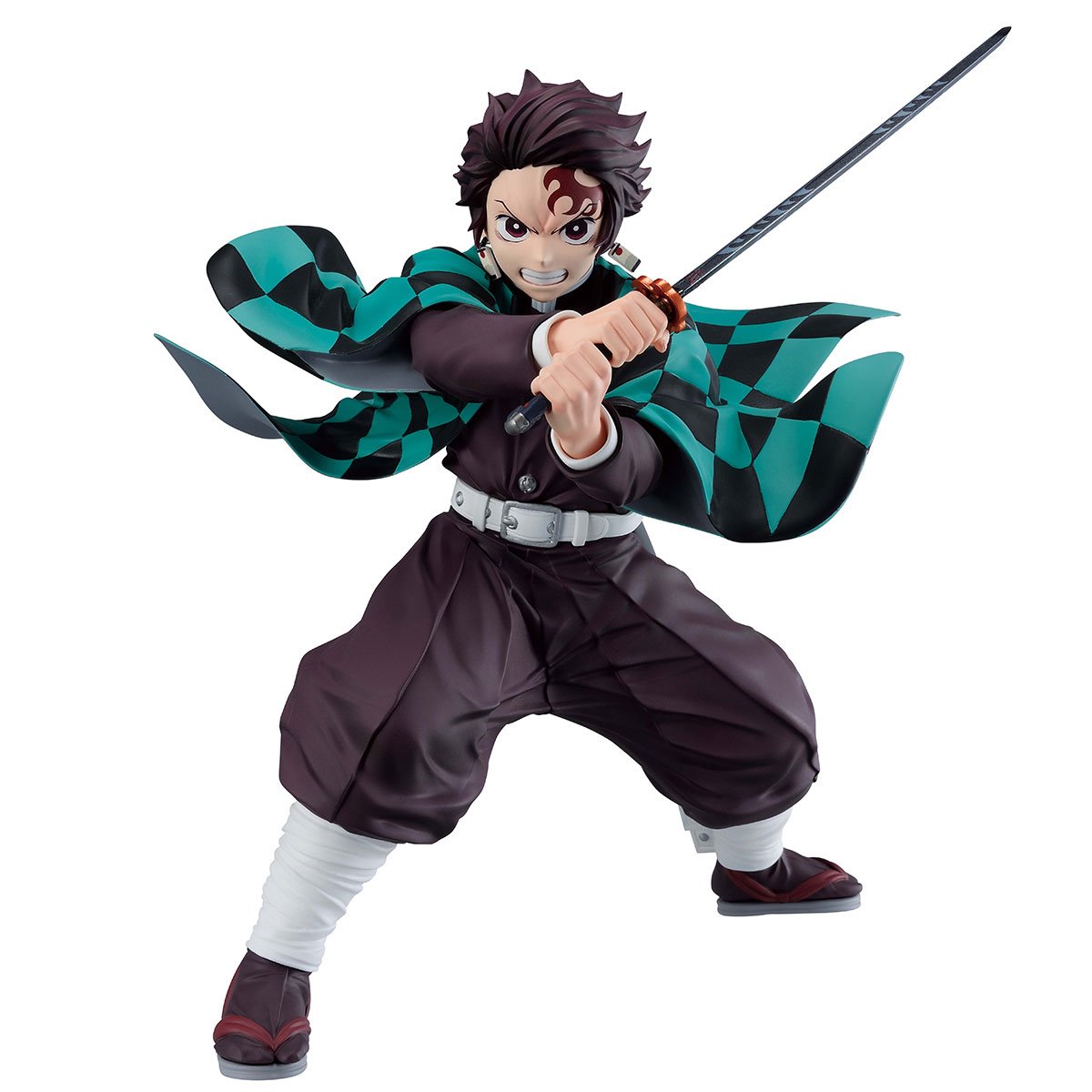 Demon Slayer Kimetsu No Yaiba Tanjiro Kamado Upper Three Ichibansho Figura 18cm Banpresto