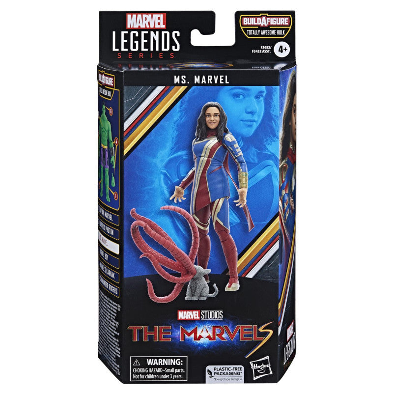 Marvel Legends The Marvels Ms. Marvel Baf Totally Awesome Hulk