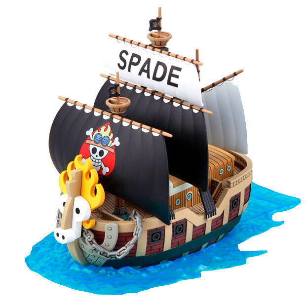 Figura Model Kit Boat Spade Pirates Ship One Piece 15cm