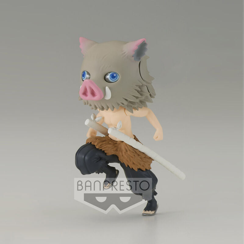 Figure Inosuke Hashibira Demon Slayer Kimetsu No Yaiba Q posket petit 7cm
