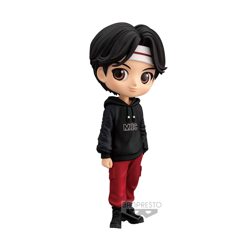 Figura di Jin BTS Tinytan Mic Drop Q Posket da 14 cm
