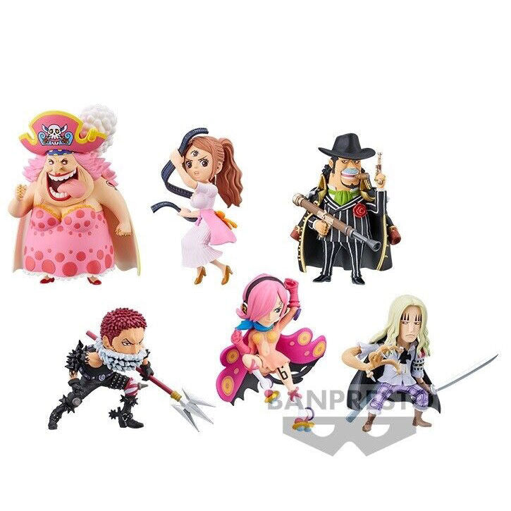 Figure World Collectable Landscapes vol.9 The Great Pirates 100 One Piece 7cm set