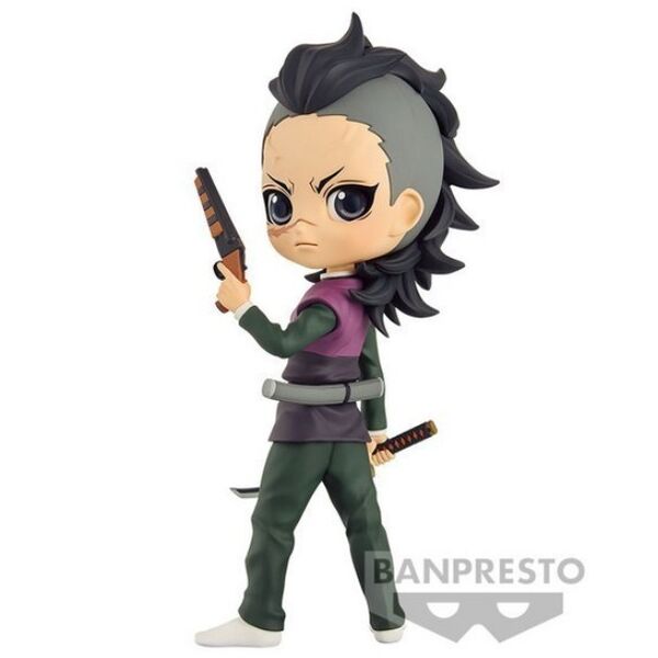 Figure Genya Shinazugawa Demon Slayer Kimetsu no Yaiba Q posket 14cm