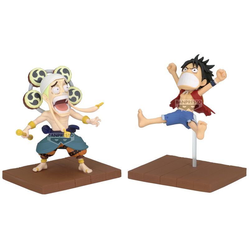 Figure Monkey D Luffy &amp; Enel World Collectable One Piece 7cm