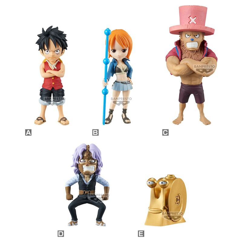 World collectable figure Enies Lobby 01 One Piece 7cm set