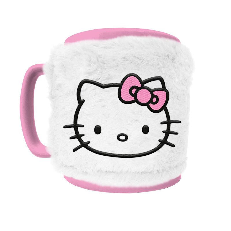 Taza funda de peluche Hello Kitty 440ml