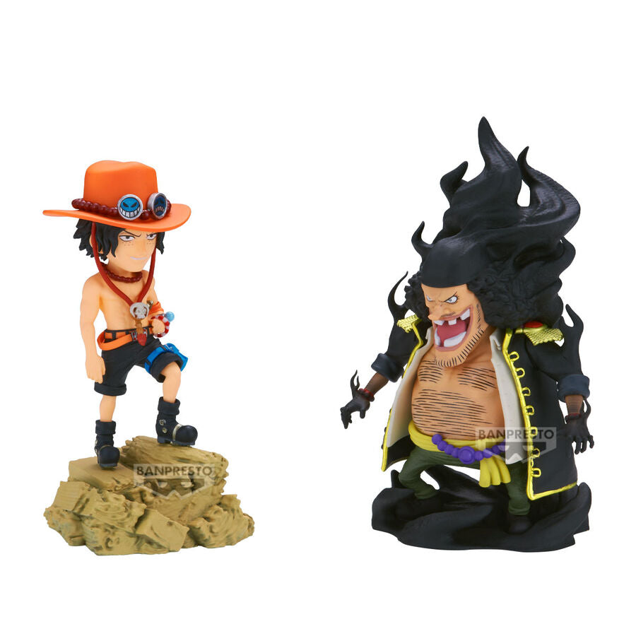 Portgas D.Ace Vs Marshall.D.Teach Log Stories One Piece 8cm Figure