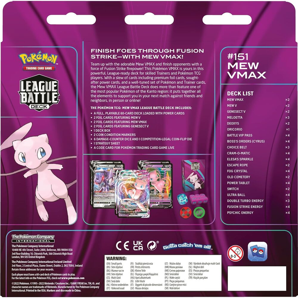 Mew VMax TCG Pokemon English