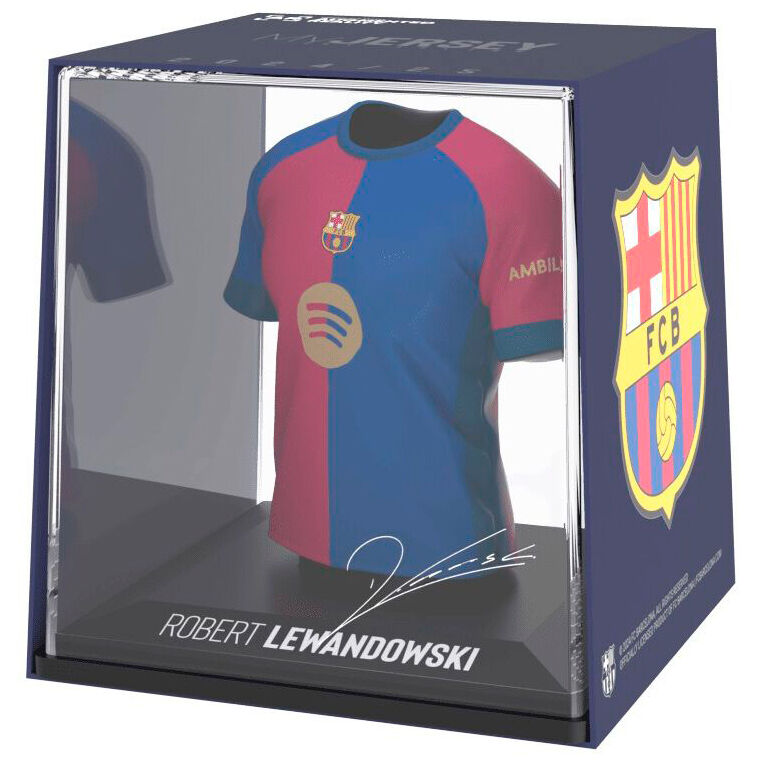 Figura Mini Camiseta Lewandowski FC Barcelona