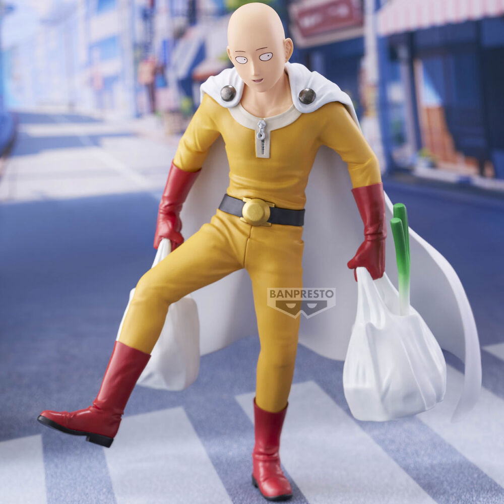 Figura Saitama One Punch Life One Punch Man 20cm