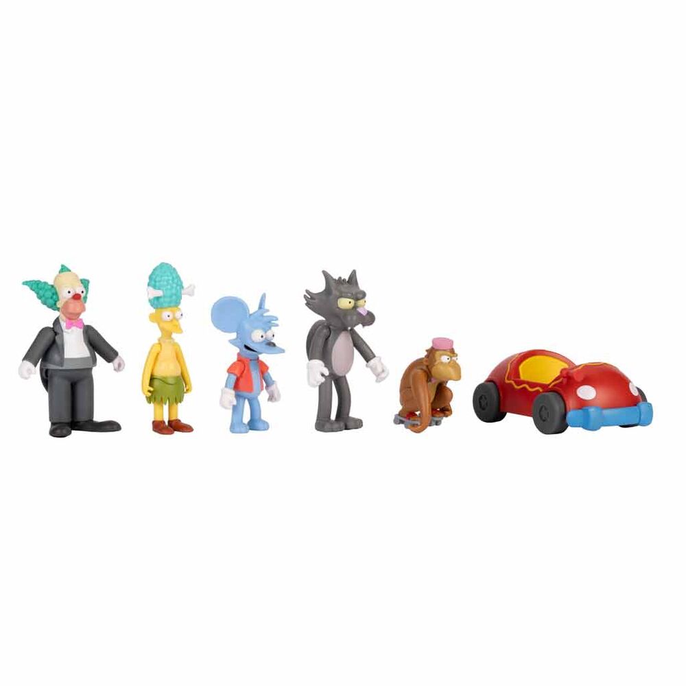 Blister 6 figuras Simpsons 7cm