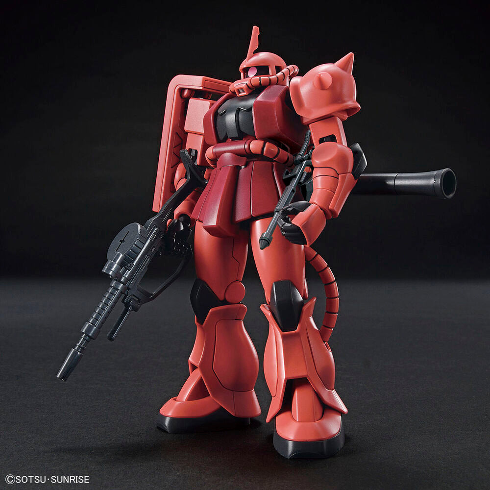 Maqueta HG 1/144 MS-06S Zaku II Char Aznable Custom