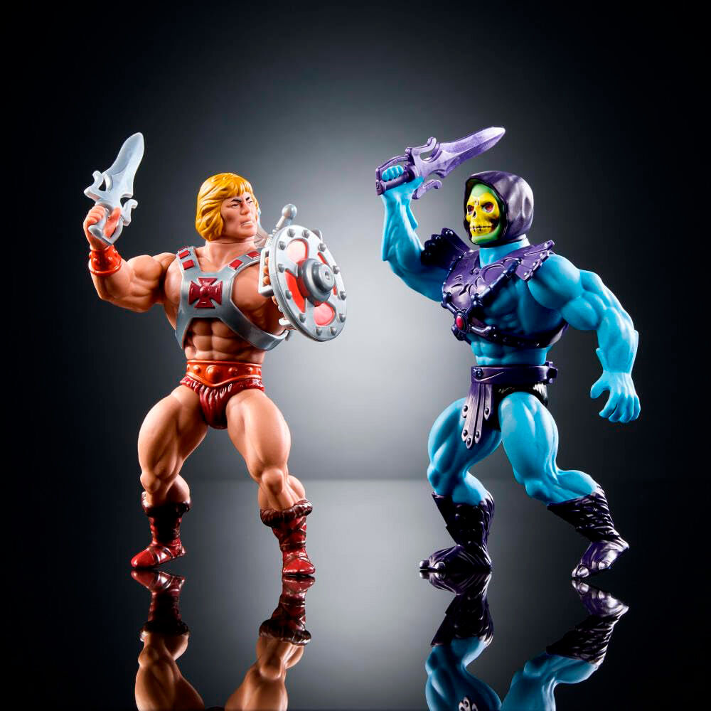 He-Man and Skeletor 80th Anniversary Mattel Masters of the Universe Origins 14cm