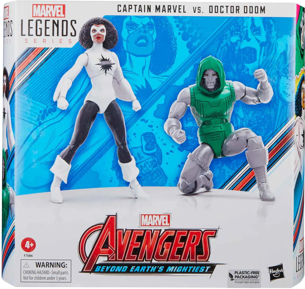 Marvel Legends Avengers Captain Marvel Vs Dr. Doom