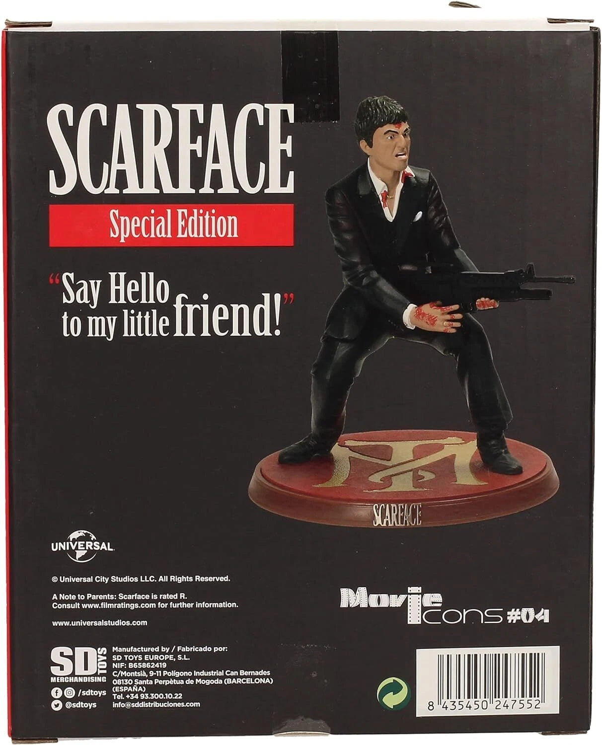 Scarface PVC Figure Tony Montana Deluxe Version 18 cm