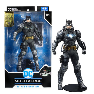 DC Multiv. Batman Hazmat Suit Gold Label Light Up Batman Symbol