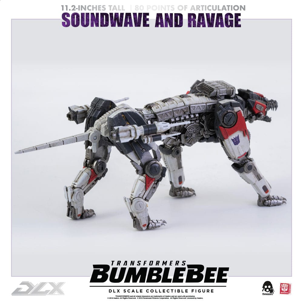 Transformers Bumblebee DLX Action Figure 2-Pack 1/6 Soundwave &amp; Ravage 28 cm