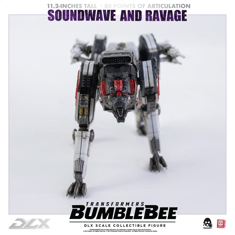 Transformers Bumblebee DLX Action Figure 2-Pack 1/6 Soundwave &amp; Ravage 28 cm