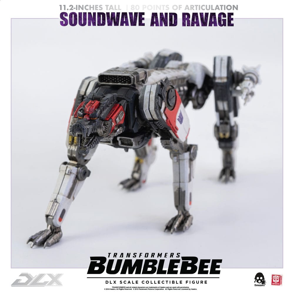Transformers Bumblebee DLX Action Figure 2-Pack 1/6 Soundwave &amp; Ravage 28 cm