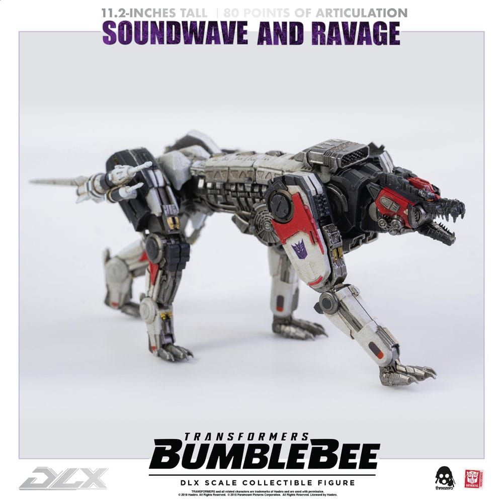 Transformers Bumblebee DLX Action Figure 2-Pack 1/6 Soundwave &amp; Ravage 28 cm