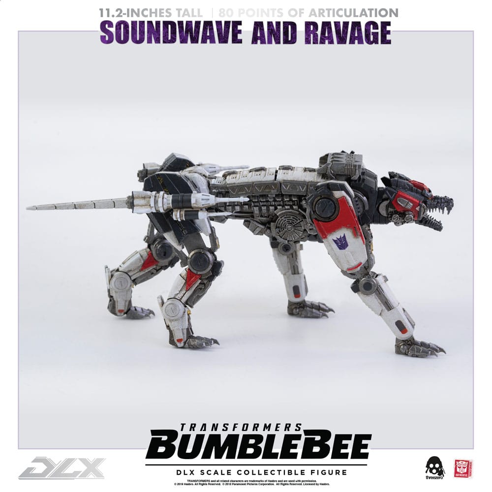 Transformers Bumblebee DLX Action Figure 2-Pack 1/6 Soundwave &amp; Ravage 28 cm