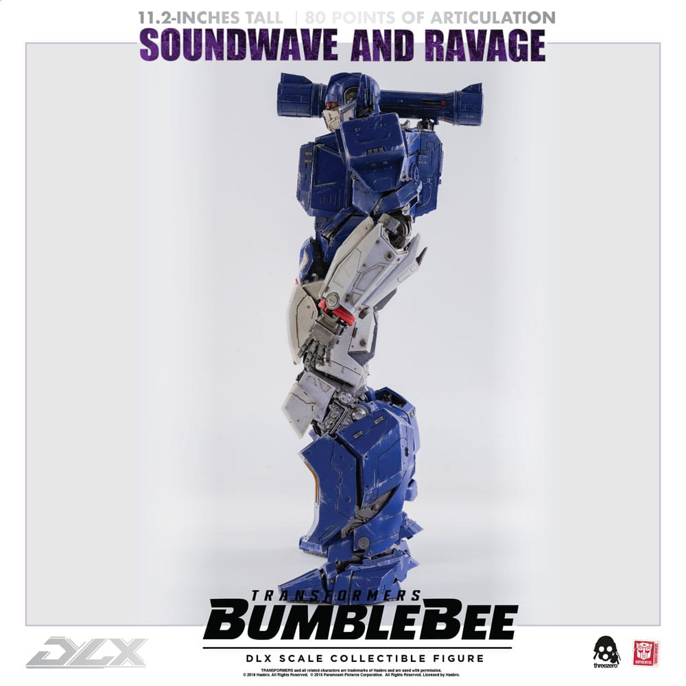 Transformers Bumblebee DLX Action Figure 2-Pack 1/6 Soundwave &amp; Ravage 28 cm